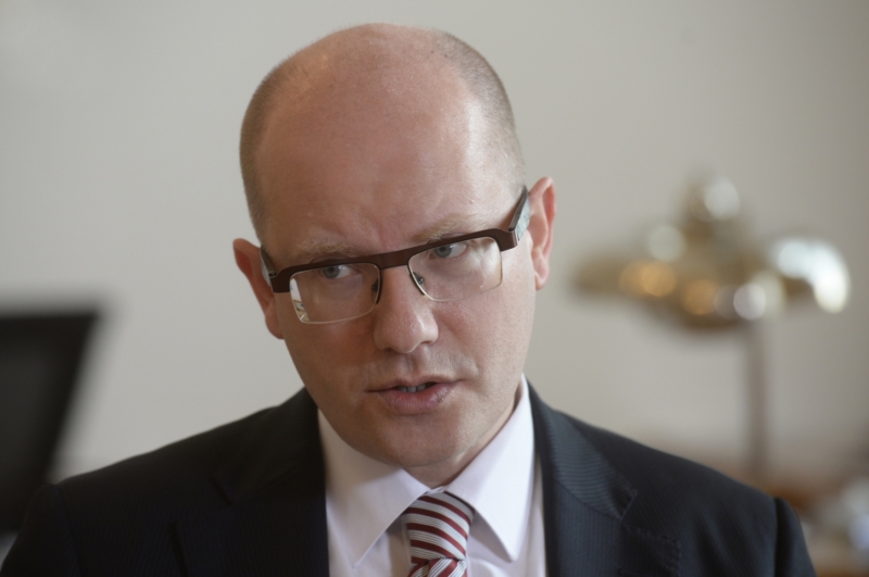 Premiér Bohuslav Sobotka.