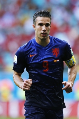 Kapitán Nizozemska Robin Van Persie.