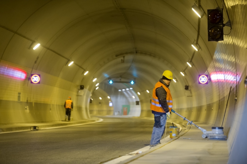 Tunel Blanka, 5. května 2014. Tunel Blanka, 5. května 2014.