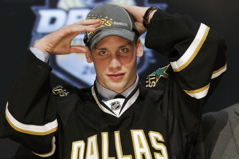 Radek Faksa při předloňském draftu.