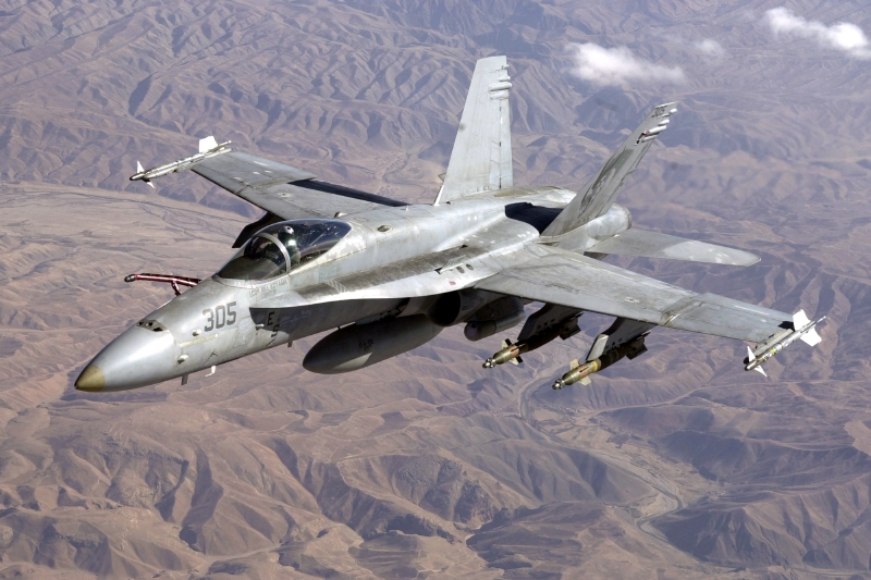 Letoun F/A-18.