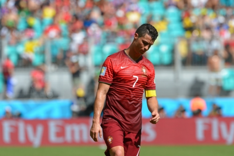 Kapitán portugalské reprezentace Cristiano Ronaldo.