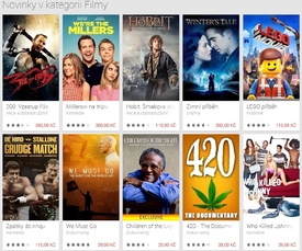 Služba Filmy Google play.