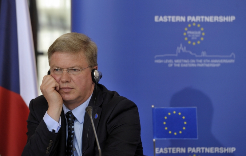 Eurokomisař Štefan Füle. Eurokomisař Štefan Füle.