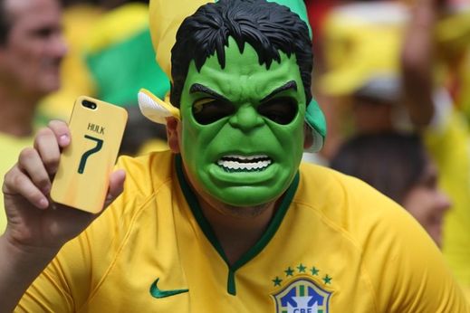 Brazilský Hulk. Snad se nerozzlobí...