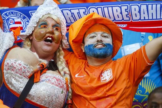 Oranžová - to je barva Nizozemska.