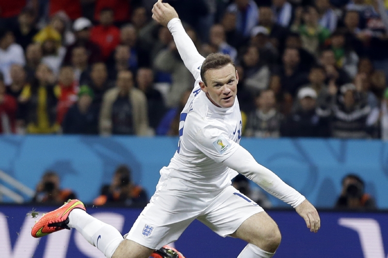 Anglický fotbalista Wayne Rooney.