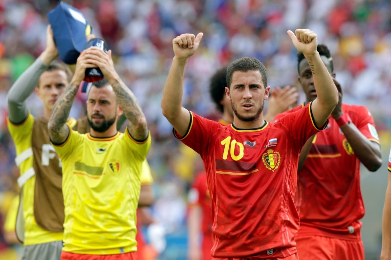 Belgičtí fotbalisté se topí v očekávání, ale také plném počtu bodů.