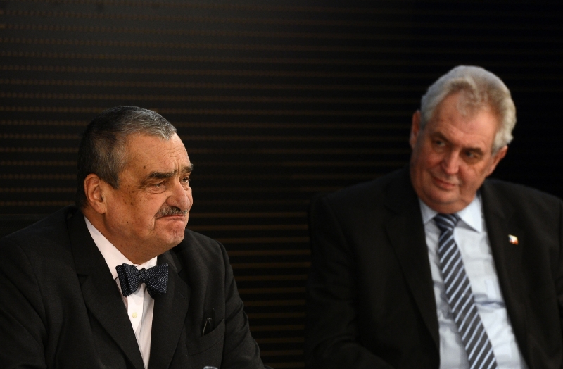 Karel Schwarzenberg a Miloš Zeman.