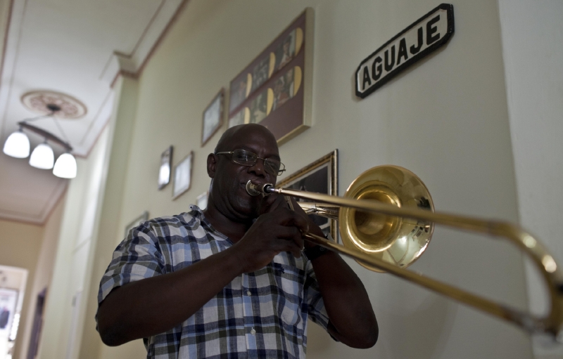 Trombonista Buena Vista Social Club Jesús "Aguje" Ramos.