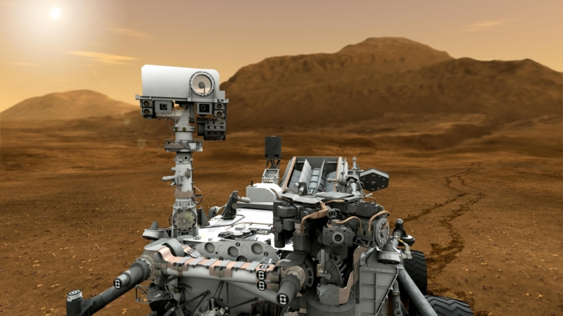 Vozítko Curiosity si pořídilo vlastní selfie. Vozítko Curiosity si pořídilo vlastní selfie.