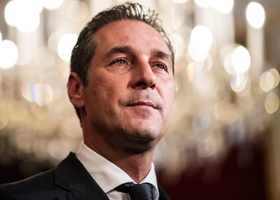 Šéf FPÖ Strache.