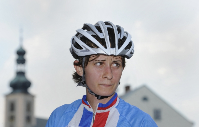 Martina Sáblíková se ve Slavkově u Brna stala počtvrté v kariéře českou šampionkou v cyklistické časovce. 