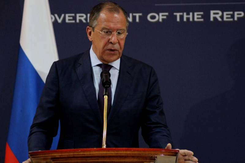 Ruský ministr zahraničí Lavrov. Ruský ministr zahraničí Lavrov.