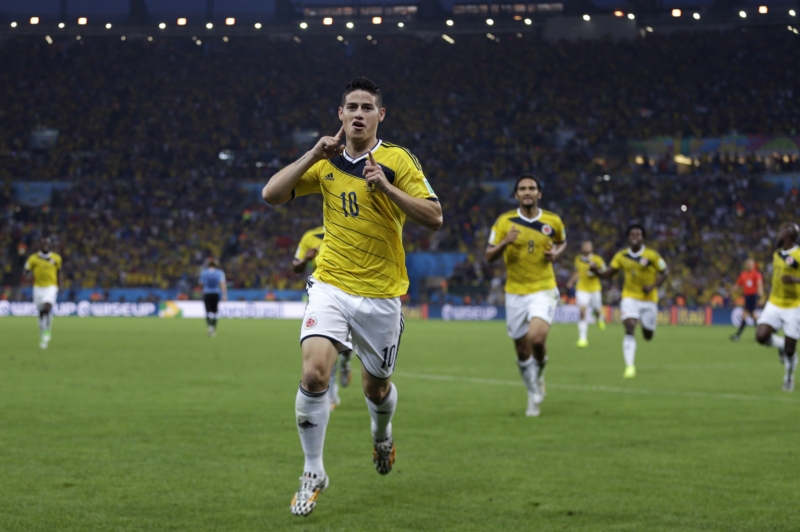 Kostarický fotbalista James Rodríguez.