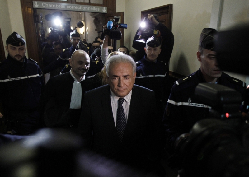 DSK u soudu v Paříži.