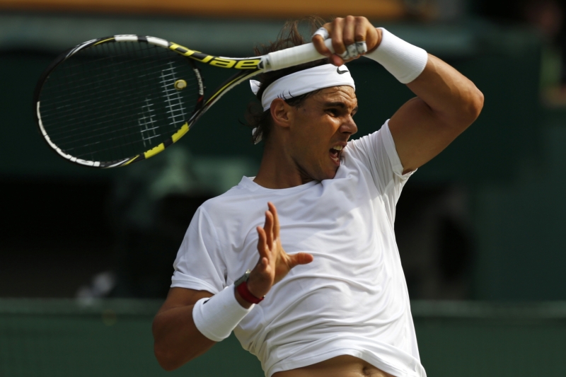 Nasazená dvojka turnaje Rafael Nadal končí na raketě Australana Kyrgiose. Nasazená dvojka turnaje Rafael Nadal končí na raketě Australana Kyrgiose.