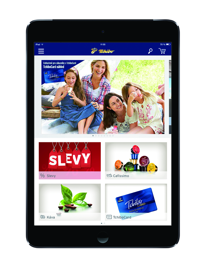 Tchibo tablet.