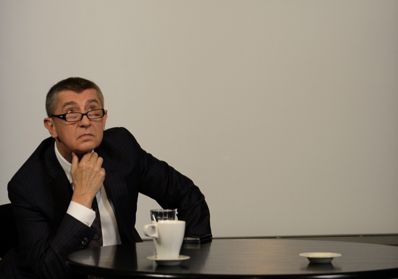 Ministr financí Andrej Babiš (ANO).