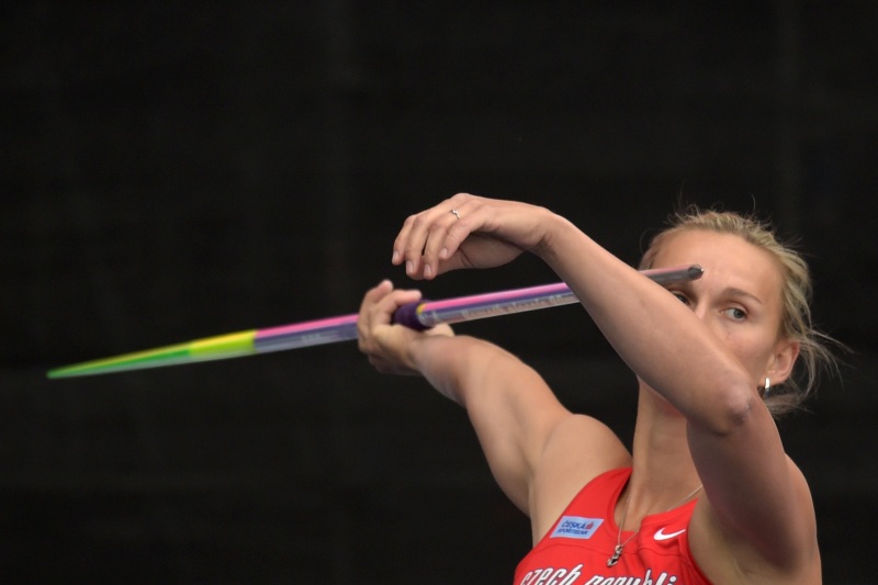Oštěpařka Barbora Špotáková vyhrála závod Diamantové ligy v Lausanne. Oštěpařka Barbora Špotáková vyhrála závod Diamantové ligy v Lausanne.