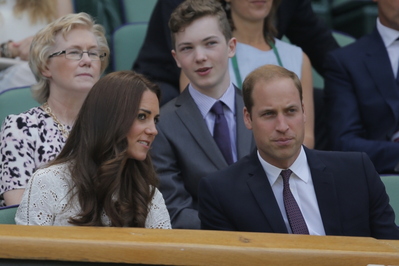 Do královské lóže ve Wimbledonu usedla i vévodkyně Kate a její manžel princ William.