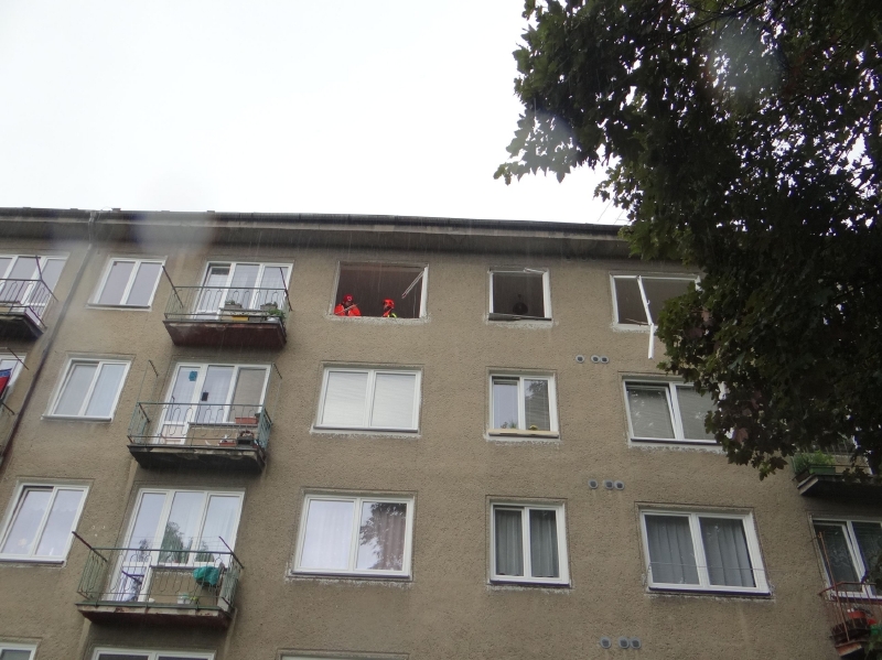 Dům, ve kterém se odehrálo neštěstí.
