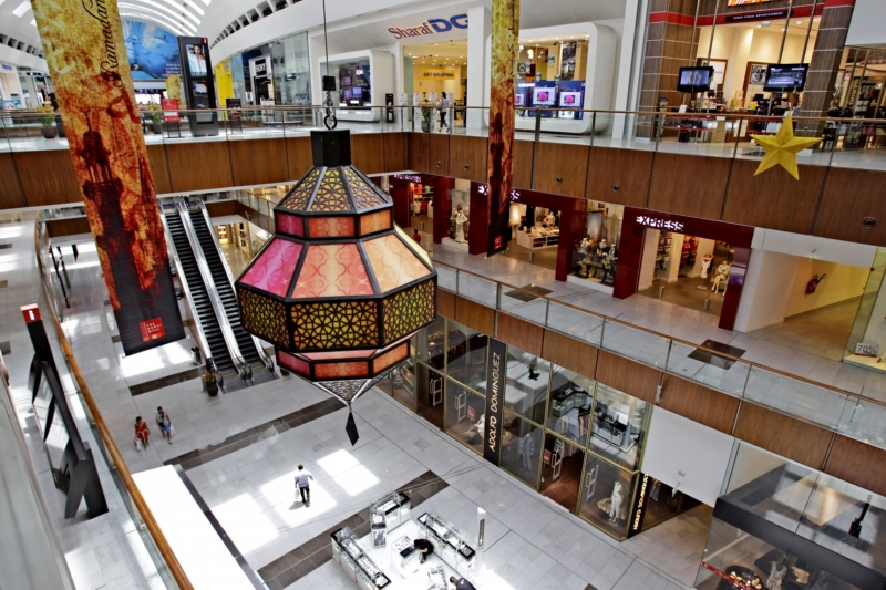 Nákupní centrum v Dubaji. Nákupní centrum v Dubaji.