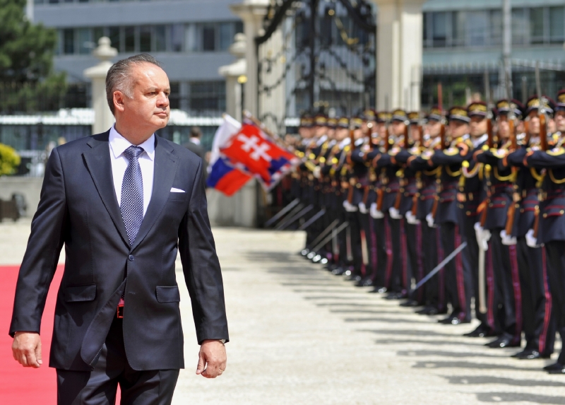 Slovenský prezident Andrej Kiska. Slovenský prezident Andrej Kiska.