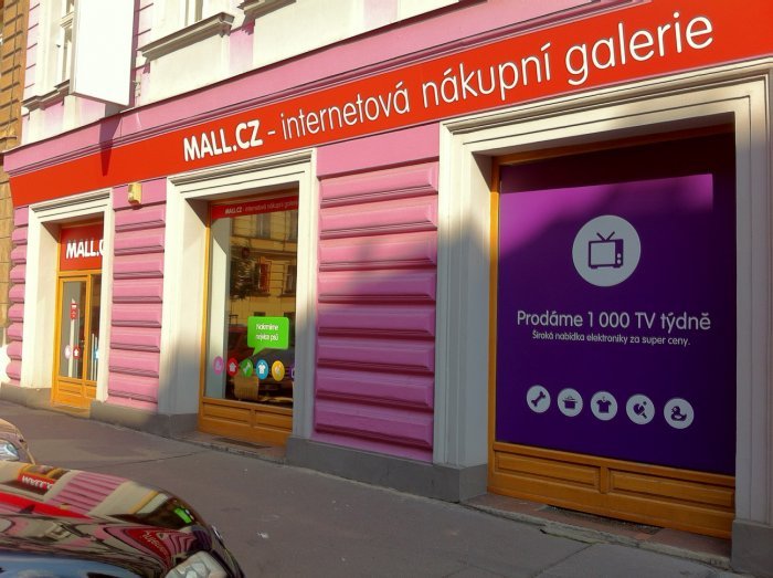 Mall.cz, výdejna Praha-Smíchov.
