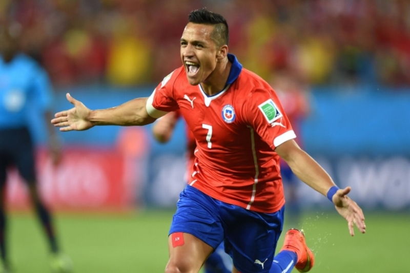 Chilský útočník Alexis Sánchez.