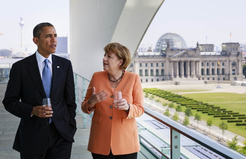 Obama -Merkelová. Nakřáplá důvěra.