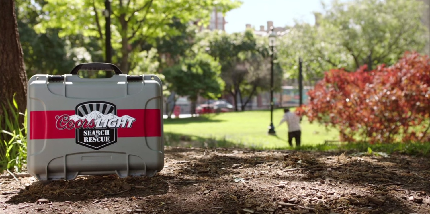 Reklama na Coors Light. Reklama na Coors Light.