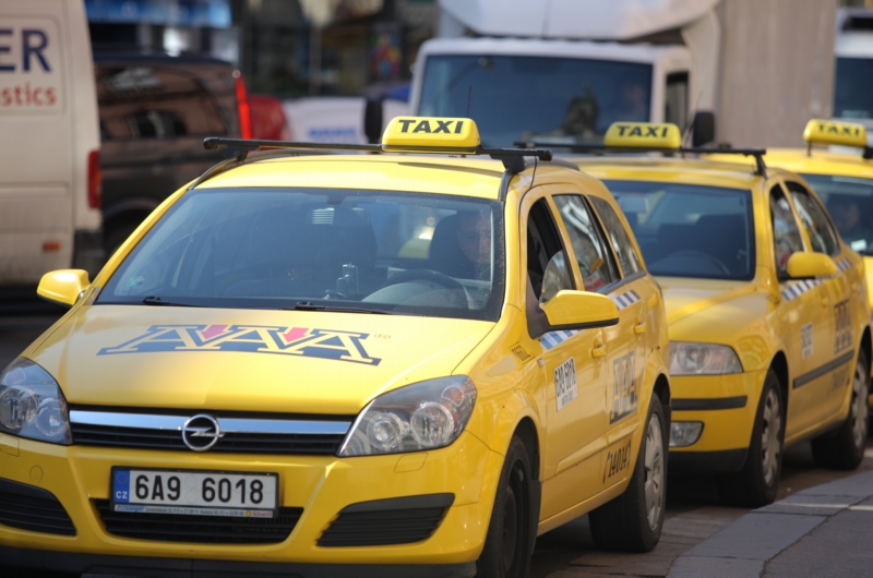 Auta pražské taxislužby (ilustrační foto).