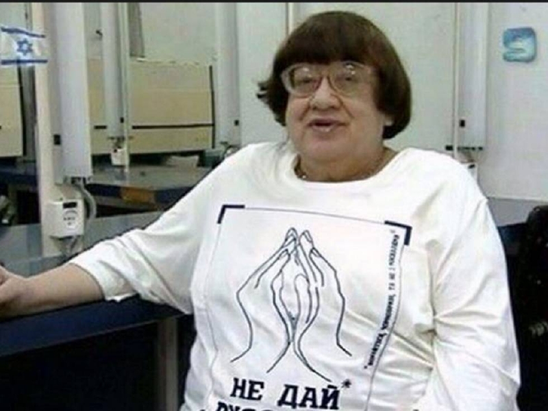Známá bojovnice za lidská práva Valerija Novodvorskaja.