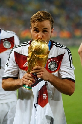 Německý hrdina Mario Götze.
