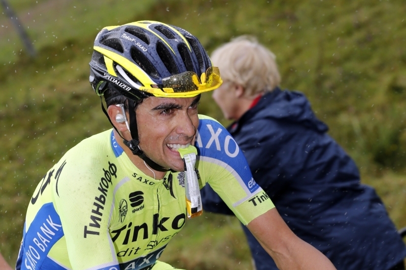 Cyklista Alberto Contador.