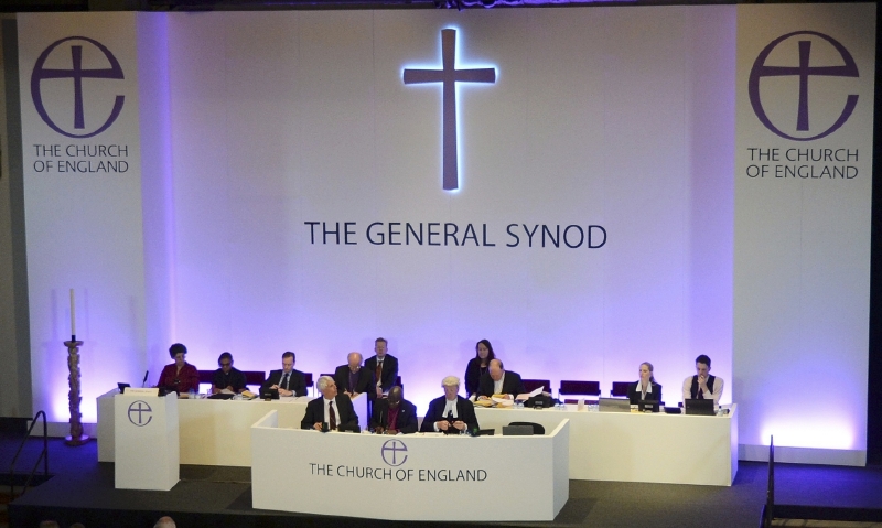 Snímek z pondělního yorkského synodu. Snímek z pondělního yorkského synodu.