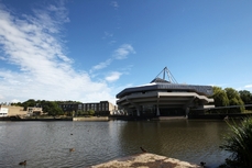 Central Hall yokrské univerzity, kde se anglikánský synod v pondělí konal.