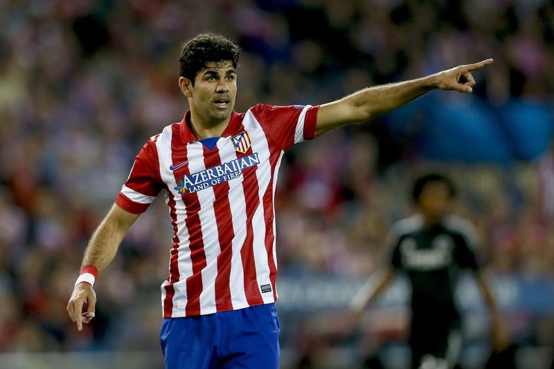 Útočník Diego Costa. 