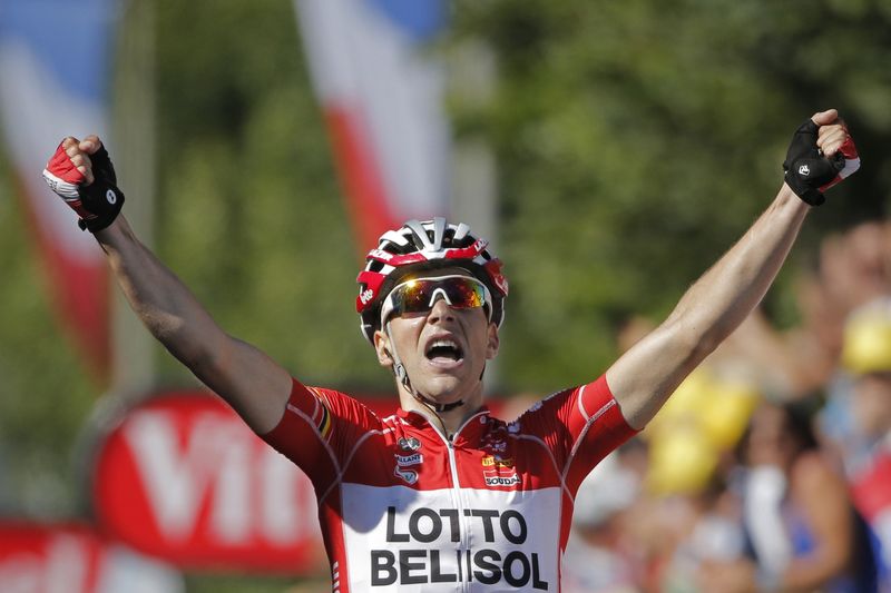 Francouzský cyklista Tony Gallopin. Francouzský cyklista Tony Gallopin.