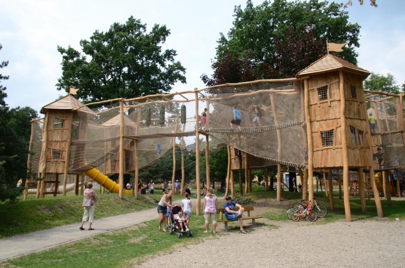 Mauglího stezka v Bohumíně. 