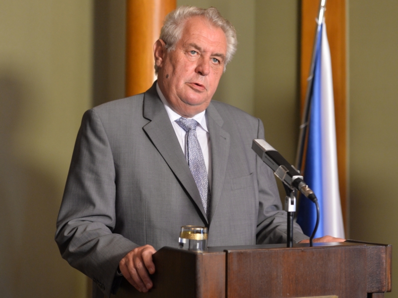 Prezident Miloš Zeman. Prezident Miloš Zeman.