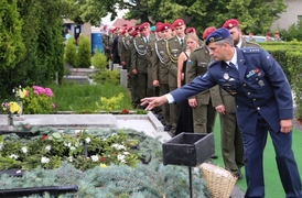 Rozloučení s Davidem Benešem, jedním z pěti zabitých českých vojáků.