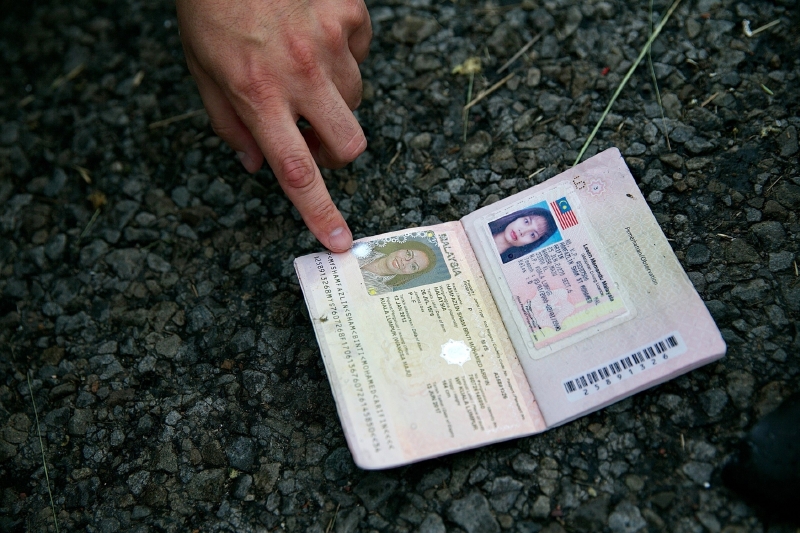Pas jedné z malajsijských obětí letecké tragédie.