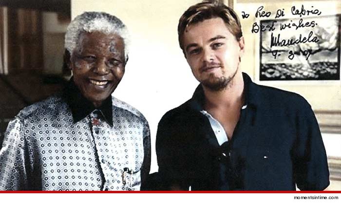 DiCaprio chce o podepsanou fotografii bojovat.