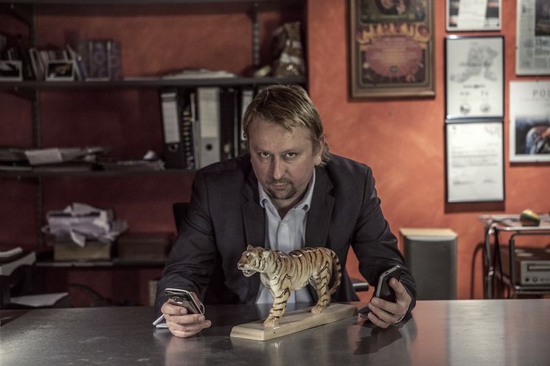 Marek Daniel v seriálu Kancelář Blaník.