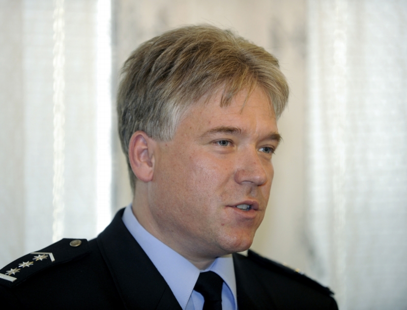 Krajský policejní ředitel Tomáš Lansfeld. Krajský policejní ředitel Tomáš Lansfeld.