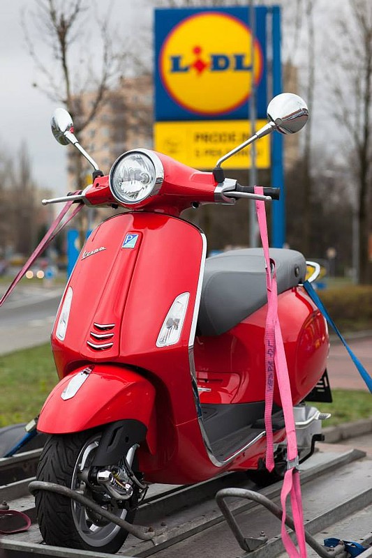 Vespa soutěž v Lidlu