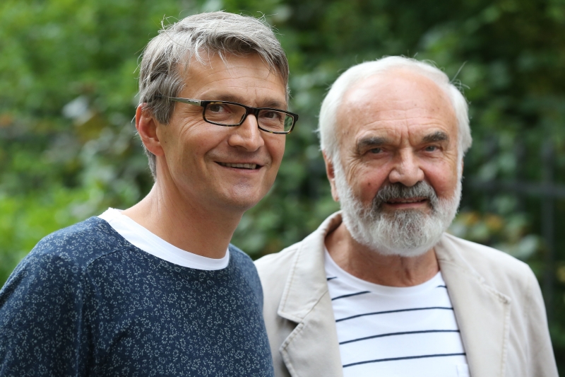 Jan Svěrák (vlevo) a jeho otec Zdeněk Svěrák.