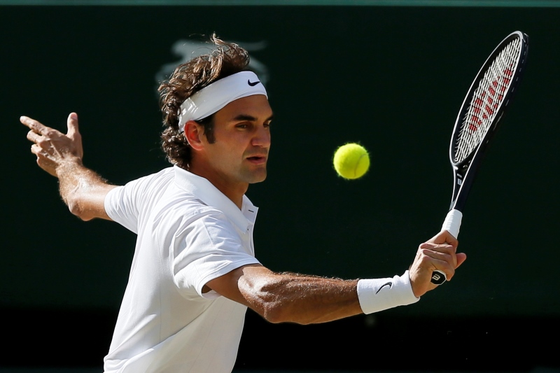 Nejcennější jména mezi sportovci mají tenista Roger Federer (na snímku) a golfista Tiger Woods.